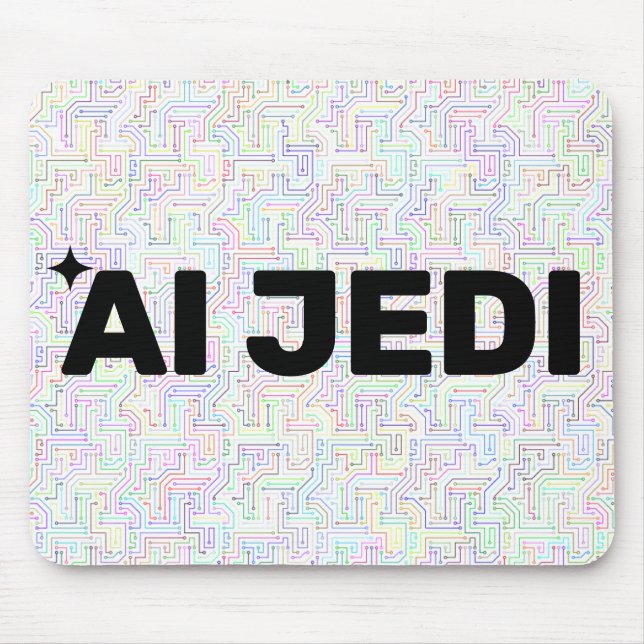 Alfombrilla De Ratón AI Jedi™ Mouse Pad (Customize It!) (Frente)