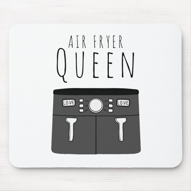 Alfombrilla De Ratón Air Fryer Queen (Frente)
