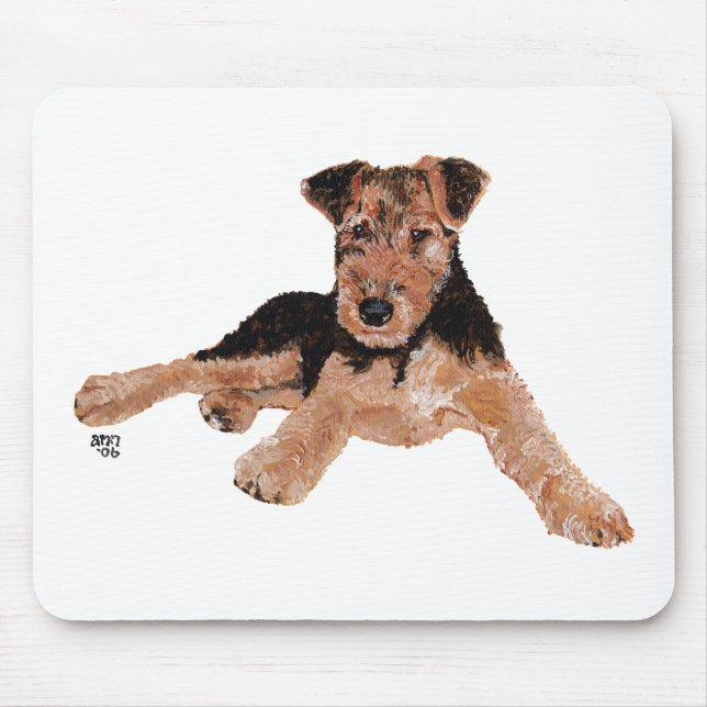 Alfombrilla De Ratón Airedale, Lakeland, grupo Welsh Terrier (Frente)