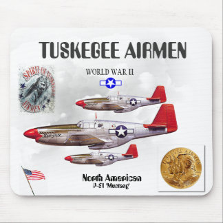 Alfombrilla De Ratón AIRMEN DE TUSKEGEE -301ª plaza de combate- Segunda