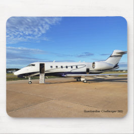 Alfombrilla De Ratón Airplane Mouse Pad with the Bombardier Challenger