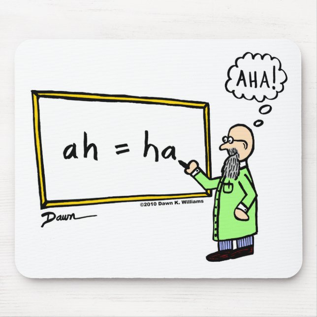 Alfombrilla De Ratón ¡Ajá! Personalizado Mousepad (Frente)