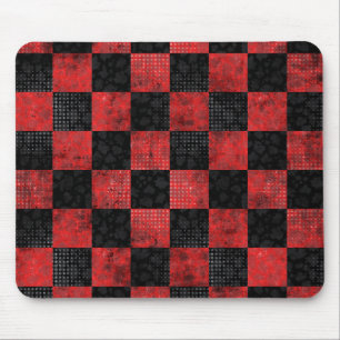 Alfombrilla De Ratón ajedrez de fuego rojo