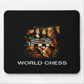 ALFOMBRILLA DE RATÓN AJEDREZ DEL MUNDO, MOUSEPAD