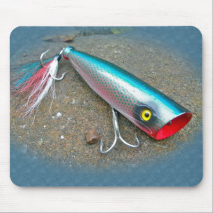 Alfombrilla De Ratón AJS Saltwater Lure Popper Blue Dragon