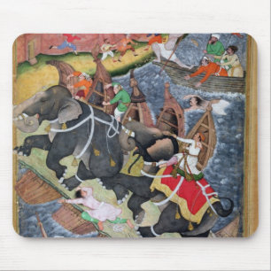 Alfombrilla De Ratón Akbar domestica el elefante salvaje, Hawa'i