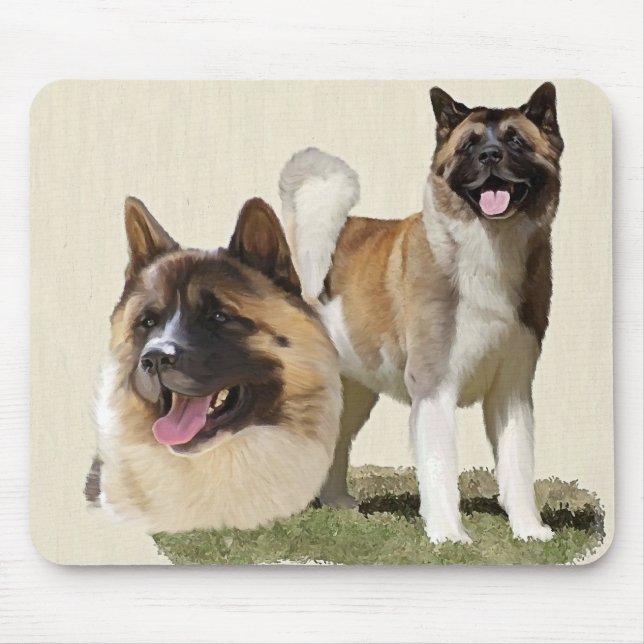 Alfombrilla De Ratón Akita (Frente)