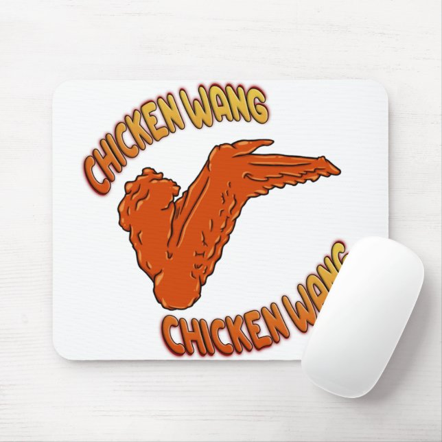 Alfombrilla De Ratón Ala de pollo Mousepad (Con ratón)