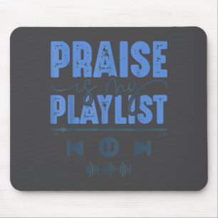 Alfombrilla De Ratón Alabanza Es Mi Lista de Reproducción Música de Ala