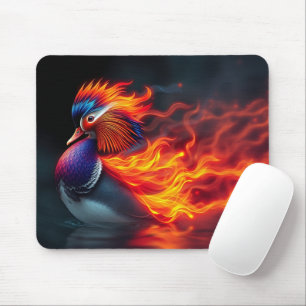 Alfombrilla De Ratón Alarmante avivador de llama Firebird Hot Mandarin 