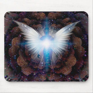 Alfombrilla De Ratón Alas brillantes y aura
