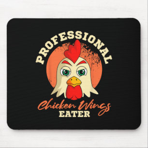 Alfombrilla De Ratón Alas de Pollo Comedor Retro Vintage Byrbeque Búfal