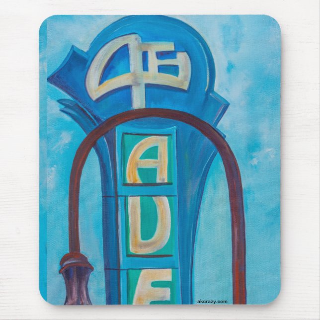 Alfombrilla De Ratón Alaska 4th Ave. Marquee Mouse pad (Frente)