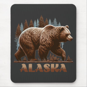 Alfombrilla De Ratón Alaska Grizzly Bear