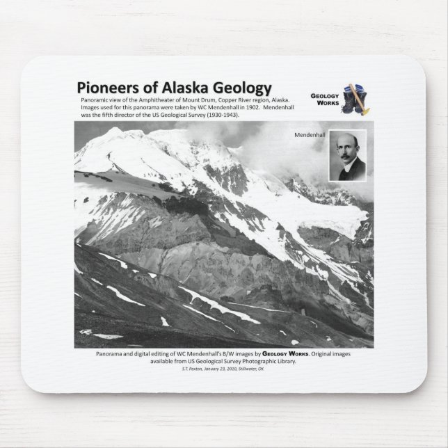 Alfombrilla De Ratón Alaska I - Pioneros de la geología (Frente)