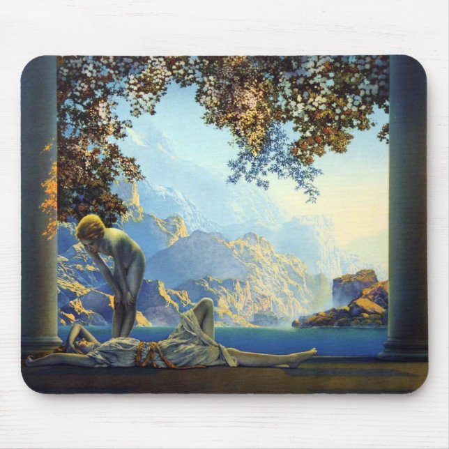 Alfombrilla De Ratón Alba de Maxfield Parrish (Frente)