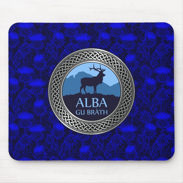 Alfombrilla De Ratón Alba Gu Brath Mousepad (Frente)
