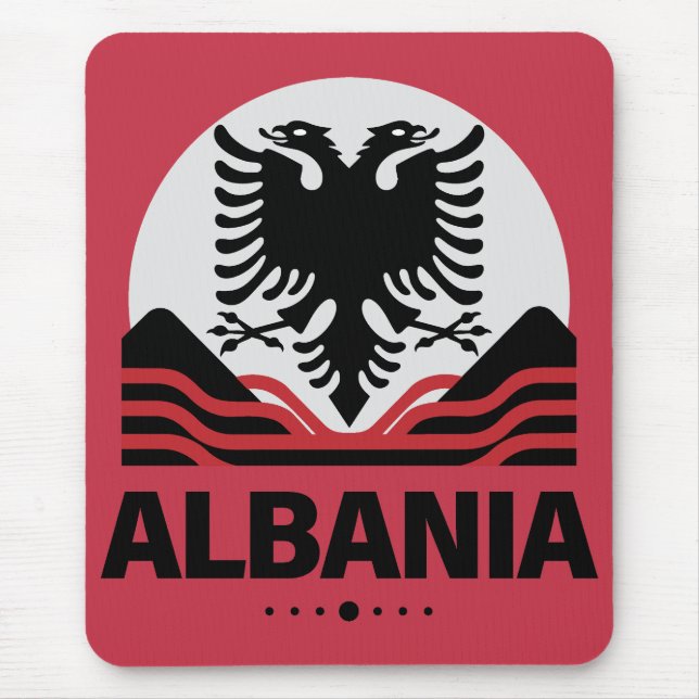 Alfombrilla De Ratón Albania Unión Europea (Frente)