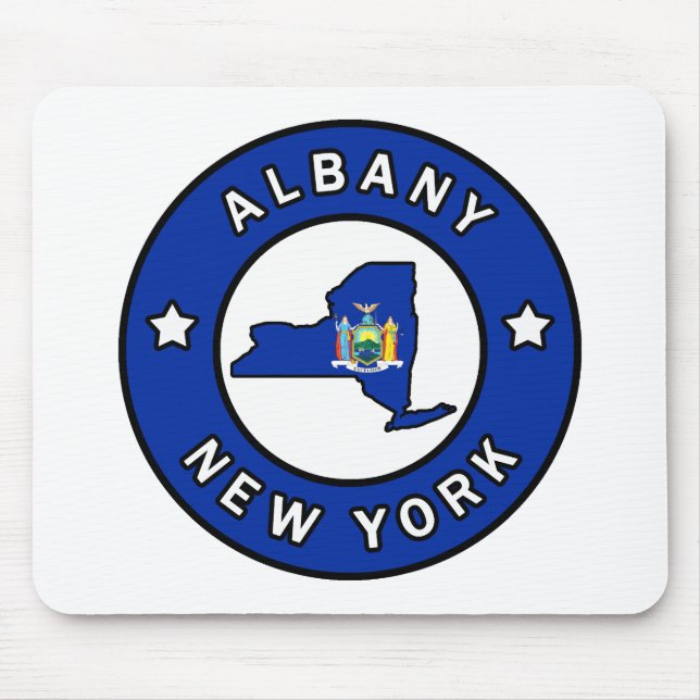 Alfombrilla De Ratón Albany Nueva York (Frente)