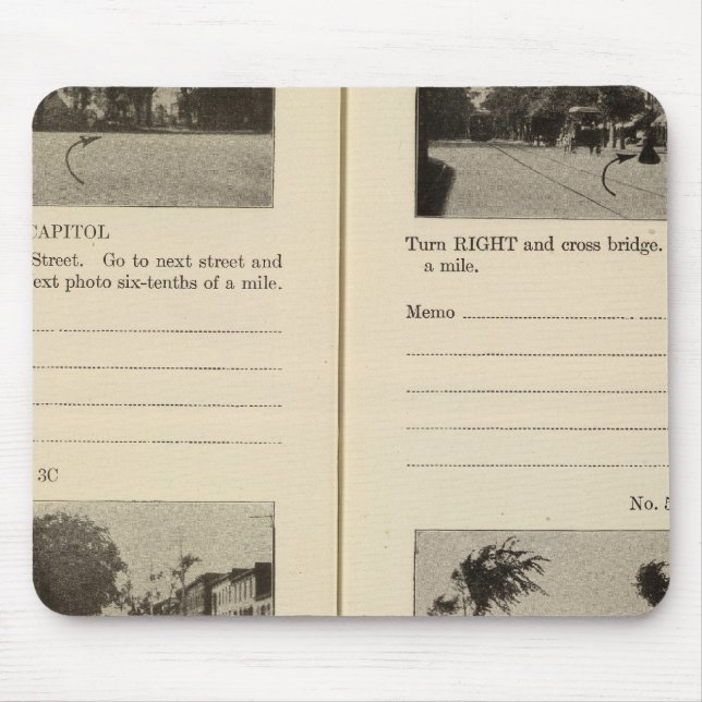 Alfombrilla De Ratón Albany, NY (Frente)