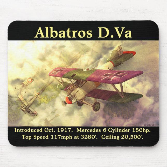 Alfombrilla De Ratón Albatros D.Va (Frente)