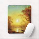 Alfombrilla De Ratón Albert Bierstadt painting, Sunrise,<br><div class="desc">Sunrise,  famous painting by American artist,  Albert Bierstadt.</div>