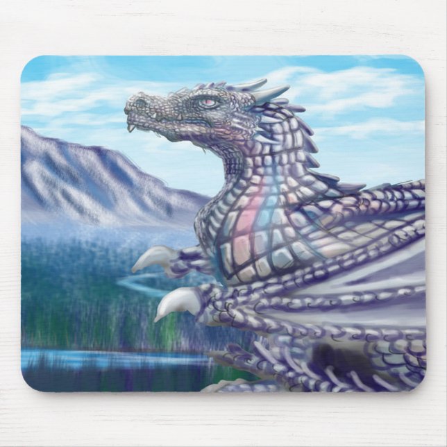 Alfombrilla De Ratón Albino Drake (Frente)