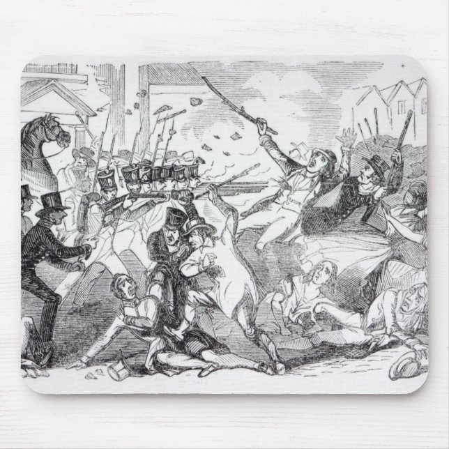 Alfombrilla De Ratón Alboroto del diagrama del enchufe en Preston (Frente)