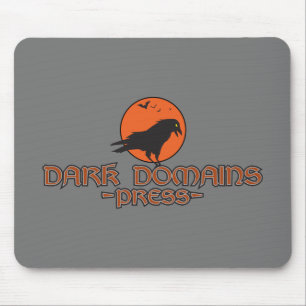 Alfombrilla De Ratón Álbum de ratón con el logotipo Dark Domains Press
