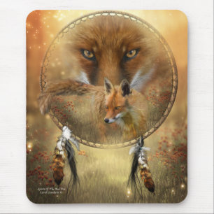 Alfombrilla De Ratón Alcohol del arte Mousepad del Fox rojo