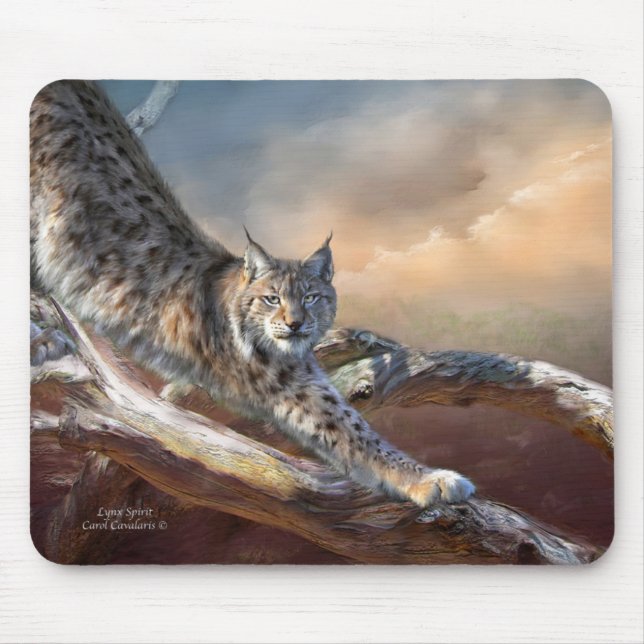 Alfombrilla De Ratón Alcohol Mousepad del lince (Frente)