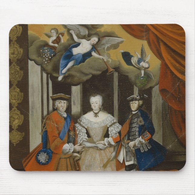 Alfombrilla De Ratón Alegoría de la paz de Dresden, 1745 (Frente)