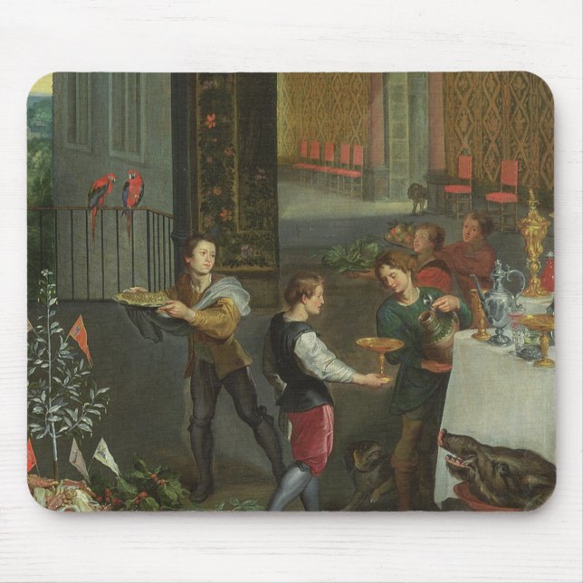 Alfombrilla De Ratón Alegoría del gusto (Frente)