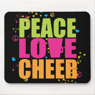 Alfombrilla De Ratón Alegría Mousepad del amor de la paz