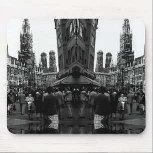 Alfombrilla De Ratón Alemania antigua Múnich Frauenkirche Frauenplatz M