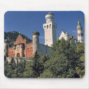 Alfombrilla De Ratón Alemania, Baviera, Castillo Neuschwanstein.
