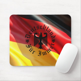 Alfombrilla De Ratón Alemania/Deutschland Por siempre/águila negra/ ban