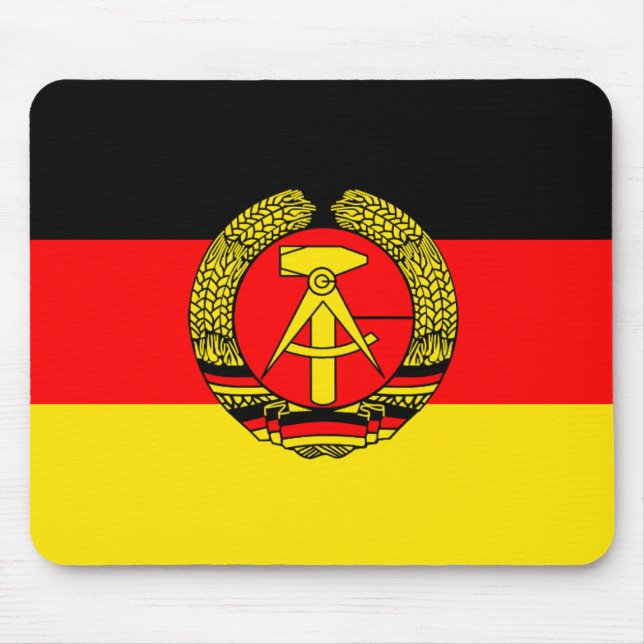 Alfombrilla De Ratón Alemania Oriental, Bandera (Frente)