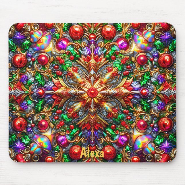 ALFOMBRILLA DE RATÓN ALEXA ~ NAVIDADES GRACE ~ (Frente)