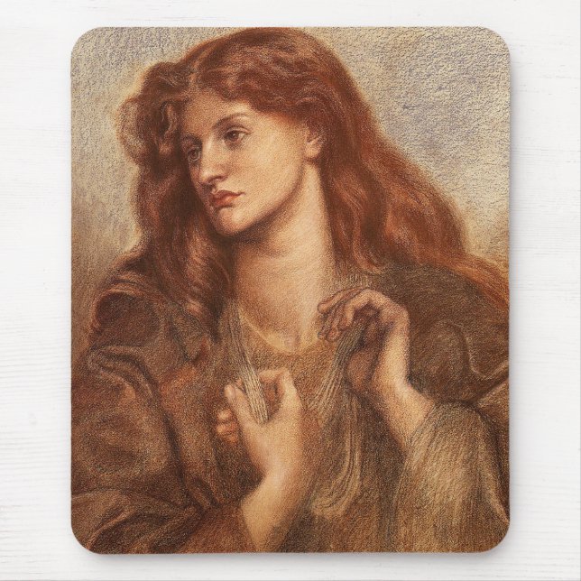 Alfombrilla De Ratón Alexa Wilding (Joven Elegante Con Pelo Rojo) (Frente)