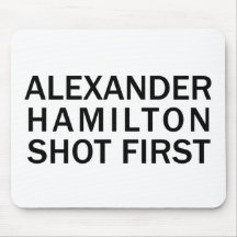 Alexander Hamilton Disparó Primero - Camiseta Blan