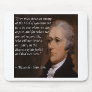 Alfombrilla De Ratón Alexander Hamilton "Líder Enemigo" Regalo