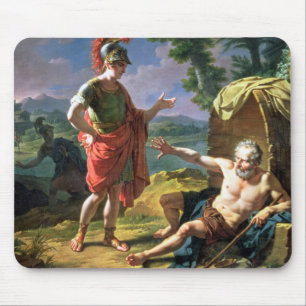 Alfombrilla De Ratón Alexander y Diógenes, 1818 (aceite en lona)
