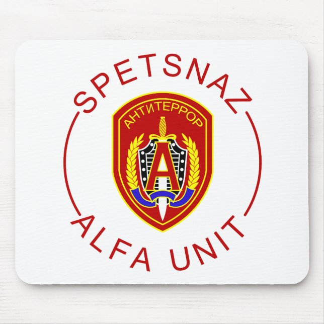 Alfombrilla De Ratón Alfa de Spetsnaz (Frente)