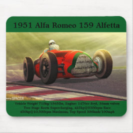 Alfombrilla De Ratón Alfa Romeo 1951 Alfetta Mouse pad
