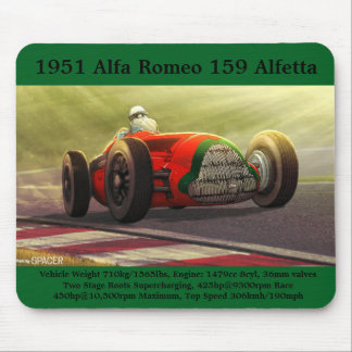 Alfombrilla De Ratón Alfa Romeo 1951 Alfetta Mouse pad