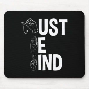 Alfombrilla De Ratón Alfabetización Americana Lenguaje de Canto Asl Pro