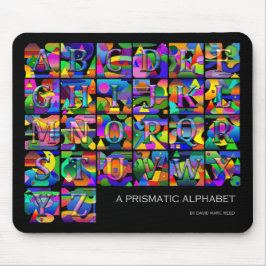 Alfombrilla De Ratón Alfabeto Mousepad