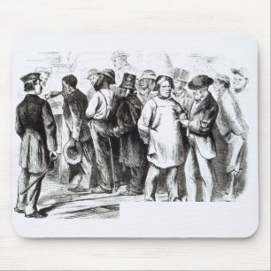 Alfombrilla De Ratón Alfombre a los Baggers, últimos 1860s (grabado)