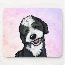 Alfombrilla para ratón KiniArt Bernadoodle